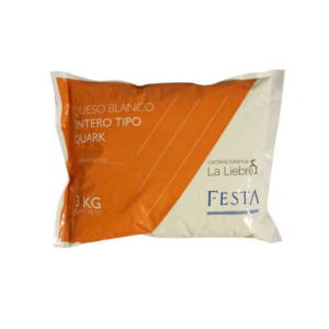 Queso Blanco Entero Tipo Quark Festa 3Kg – Frescura europea y máxima versatilidad