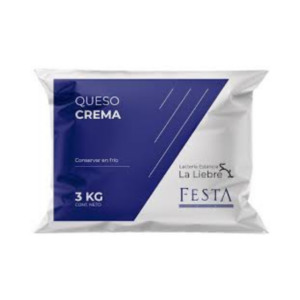 Queso Crema Festa 3Kg – Versatilidad y cremosidad para uso profesional